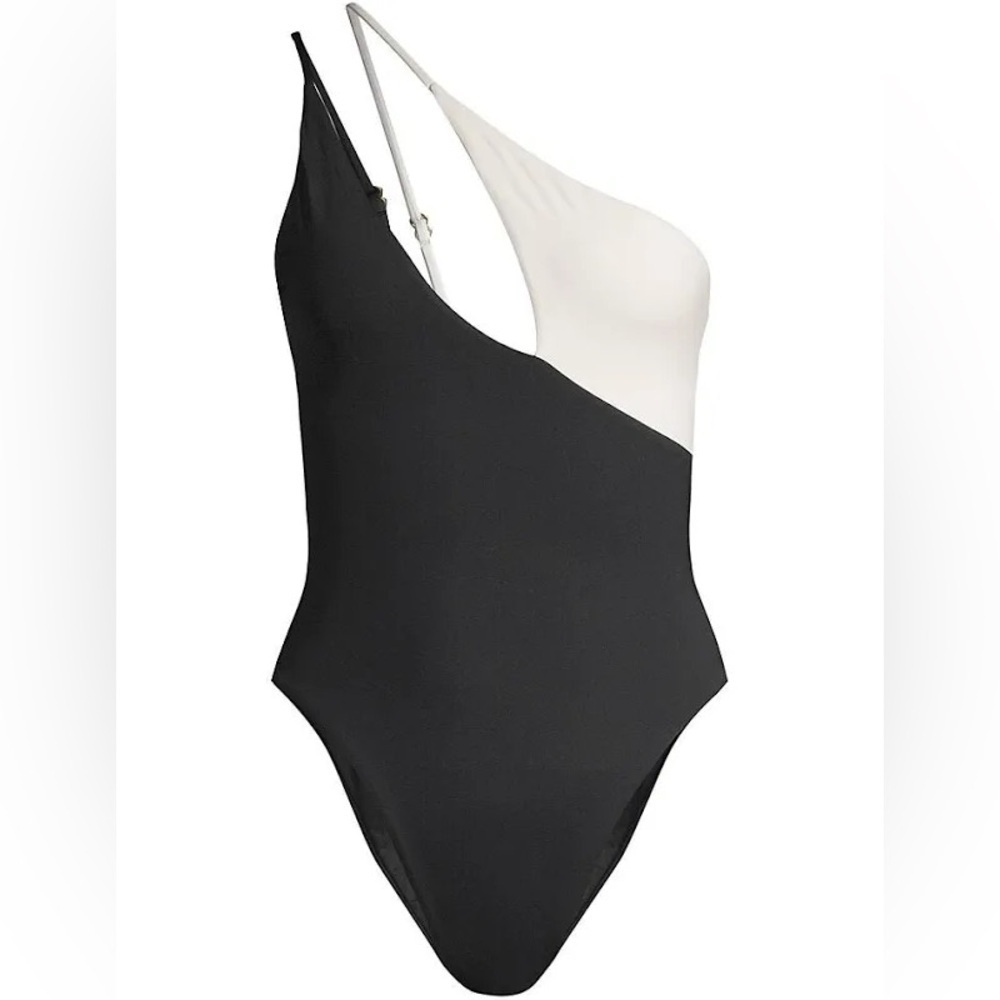 L*Space Raquel Colorblock One-Shoulder One-Piece Swimsuit $169 - Picture 7 of 13